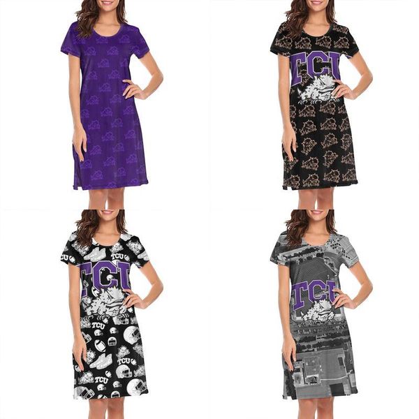 womens design printing tcu horned frogs football purple white plus size shirt dress designer band awesome loungewear fashion biker for, Black;gray
womens design printing tcu horned frogs football purple white plus size shirt dress designer band awesome loungewear fashion biker for, Black;gray