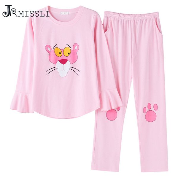 jrmissli cotton o-neck cartoon full sleeve full length pants home clothes pajama sets for women lady s2075, Blue;gray
jrmissli cotton o-neck cartoon full sleeve full length pants home clothes pajama sets for women lady s2075, Blue;gray
