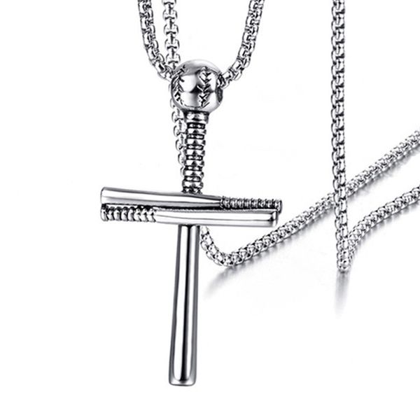 12pcs european and american outdoor baseball cross pendant necklace fashion personality man's accessories 3color, Silver
12pcs european and american outdoor baseball cross pendant necklace fashion personality man's accessories 3color, Silver