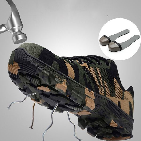 flying woven camouflage breathable labor safety anti-piercing steel toe cap breathable shoes deodorant work shoe nse7027, Black
flying woven camouflage breathable labor safety anti-piercing steel toe cap breathable shoes deodorant work shoe nse7027, Black