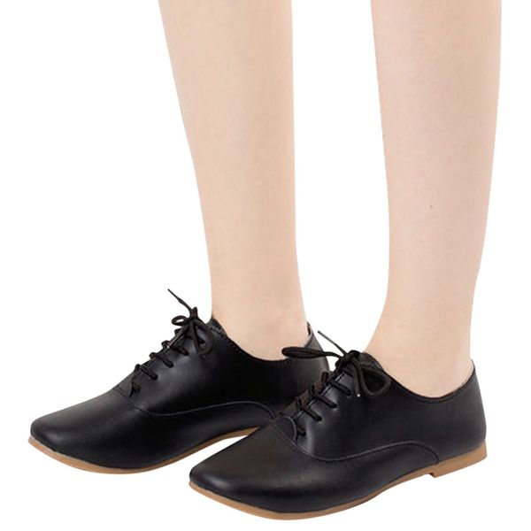 lace-up shoes woman single classics leather round head flat women shoes students small black sneakers women chaussures femme
lace-up shoes woman single classics leather round head flat women shoes students small black sneakers women chaussures femme