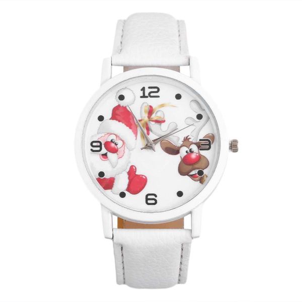 casual fashion men women santa claus elk pattern dial solid pu leather strap wrist watch for lovers relogio, Slivery;brown
casual fashion men women santa claus elk pattern dial solid pu leather strap wrist watch for lovers relogio, Slivery;brown