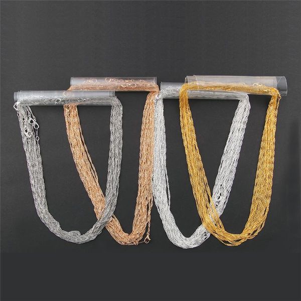 60pcs trendy alloy water wave chain necklace womens jewelry collars necklace for jewelry making diy accessories silver gold rose gold
60pcs trendy alloy water wave chain necklace womens jewelry collars necklace for jewelry making diy accessories silver gold rose gold