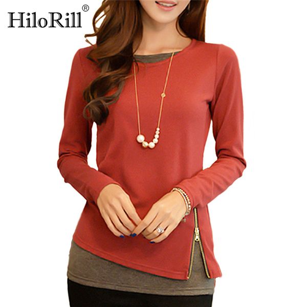 women t shirt 2020 new arrival casual long sleeve zipper fake two pieces tee shirt fashion ladies tunic plus size 5xl, White
women t shirt 2020 new arrival casual long sleeve zipper fake two pieces tee shirt fashion ladies tunic plus size 5xl, White