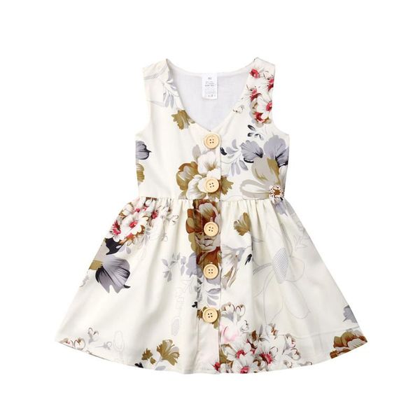 baby kids girls princess dress summer sleeveless tank dresses floral toddler skirt button decor kids party wear birthday gifts 80-120cm b25, Red;yellow
baby kids girls princess dress summer sleeveless tank dresses floral toddler skirt button decor kids party wear birthday gifts 80-120cm b25, Red;yellow
