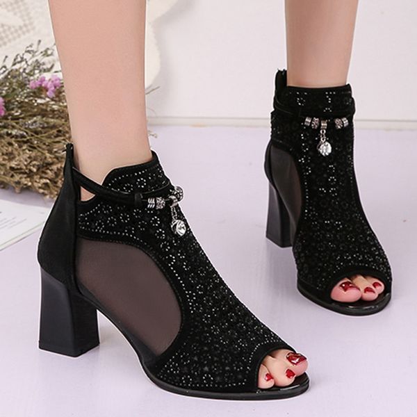 women pumps platform zipper black high chunky heel string bead peep toe office ladies sandals wedding shoes zapatos mujer 558w
women pumps platform zipper black high chunky heel string bead peep toe office ladies sandals wedding shoes zapatos mujer 558w