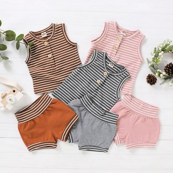 baby boys outfit newborn 2piece clothes sets summer striped cute soft kids toddler summer cotton vest shorts suit d30, White
baby boys outfit newborn 2piece clothes sets summer striped cute soft kids toddler summer cotton vest shorts suit d30, White
