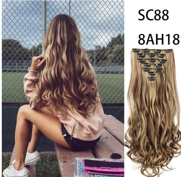 hair extensions clip in straight curly wavy 7 pcs set thick hairpiece hair pieces for women 7 clips per piece bea153b, Black
hair extensions clip in straight curly wavy 7 pcs set thick hairpiece hair pieces for women 7 clips per piece bea153b, Black