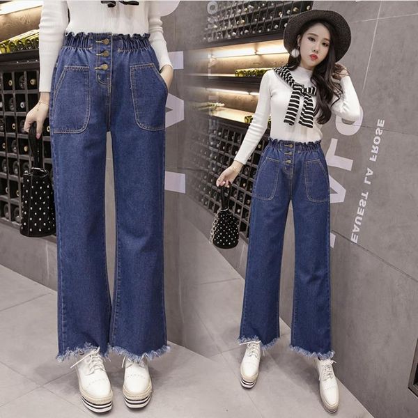 new autumn winter jeans women solid loose pants high waist tassel denim wide leg pants female blue plus size s-5xl trousers
new autumn winter jeans women solid loose pants high waist tassel denim wide leg pants female blue plus size s-5xl trousers