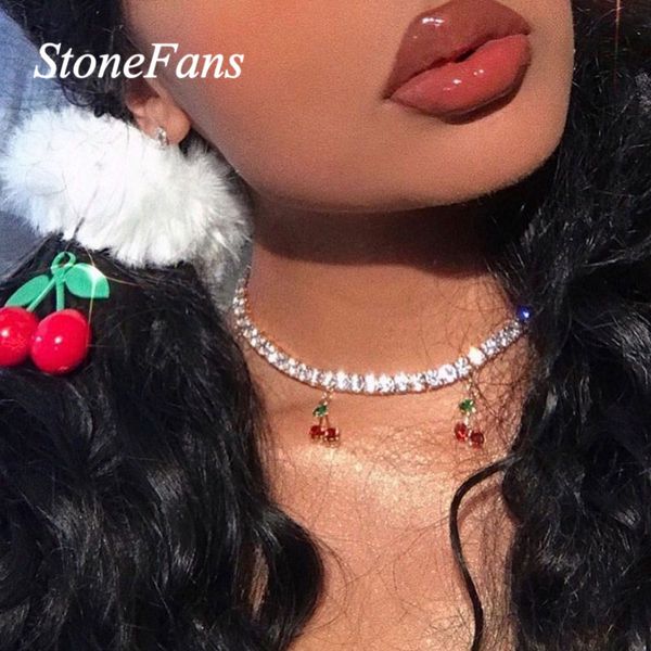 stonefans jewelry cherry tennis necklace silver chain for women cute charm pendant necklace crystal choker jewellery
stonefans jewelry cherry tennis necklace silver chain for women cute charm pendant necklace crystal choker jewellery