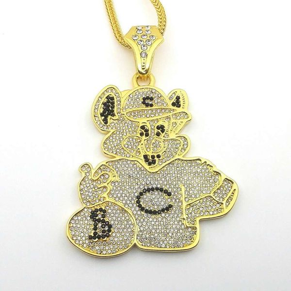 hip hop cartoon mouse iced out pendant necklaces for men animal luxury designer mens necklace cuban gold chains chinese zodiac rat jewelry, Silver
hip hop cartoon mouse iced out pendant necklaces for men animal luxury designer mens necklace cuban gold chains chinese zodiac rat jewelry, Silver