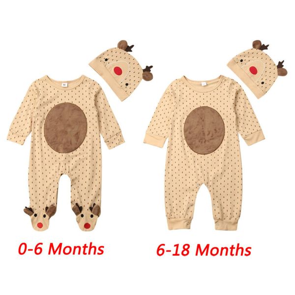 emmababy newborn baby boy girl christmas clothes cute deer romper jumpsuit+hat outfits, Blue
emmababy newborn baby boy girl christmas clothes cute deer romper jumpsuit+hat outfits, Blue