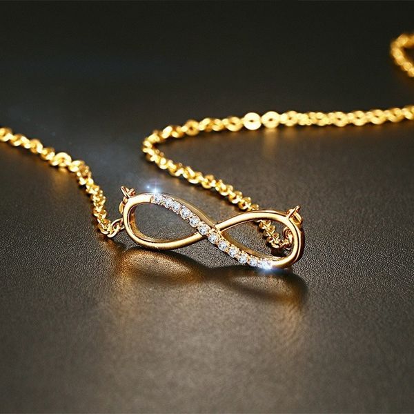 meaeguet cz infinity pendant necklaces for women gold-color choker charm necklace fashion jewelry, Silver
meaeguet cz infinity pendant necklaces for women gold-color choker charm necklace fashion jewelry, Silver