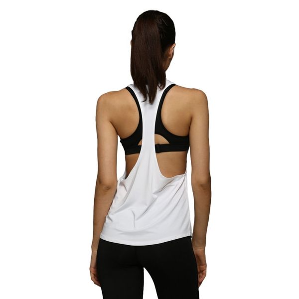 sport women tank dry quick yoga shirts loose fitness sleeveless vest singlet running training outdoor, White;red
sport women tank dry quick yoga shirts loose fitness sleeveless vest singlet running training outdoor, White;red