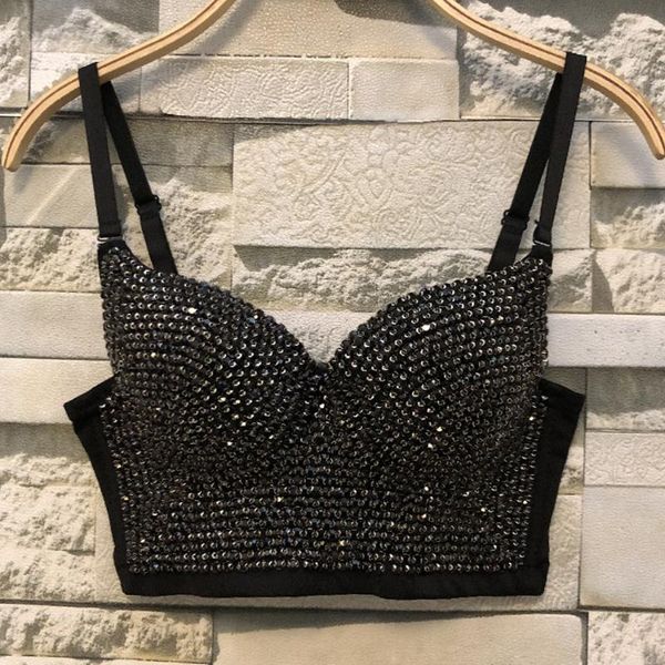 women plus size vest crop wireless lingerie v-neck underwear camisole soft and stretchable beading bralette, White
women plus size vest crop wireless lingerie v-neck underwear camisole soft and stretchable beading bralette, White