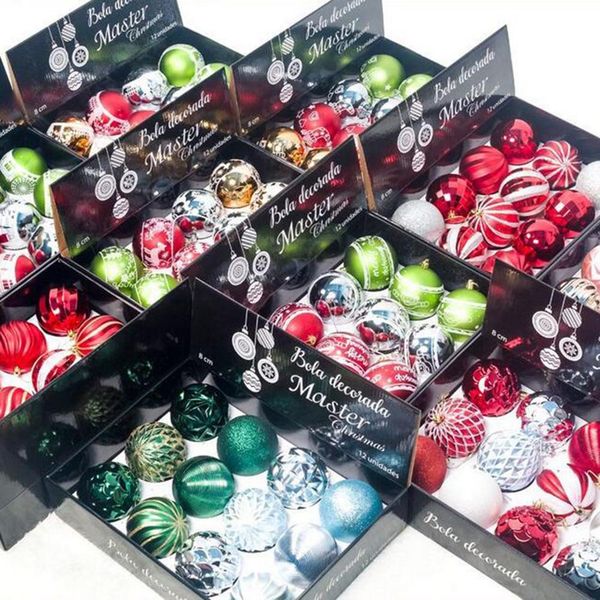 12pcs christmas tree ornaments christmas glitter baubles balls hanging pendant decorations for home navidad 2019
12pcs christmas tree ornaments christmas glitter baubles balls hanging pendant decorations for home navidad 2019