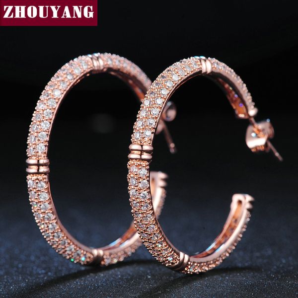 zhouyang zye617 crystal mosaic hoop earrings rose gold color jewelry made with genuine austrian crystal, Golden
zhouyang zye617 crystal mosaic hoop earrings rose gold color jewelry made with genuine austrian crystal, Golden