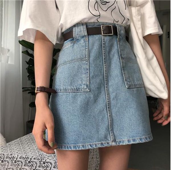 casual zipper a-line high waist denim skirts women summer solid color fashion retro cute pockets ladies jeans mini short skirt l, Black
casual zipper a-line high waist denim skirts women summer solid color fashion retro cute pockets ladies jeans mini short skirt l, Black