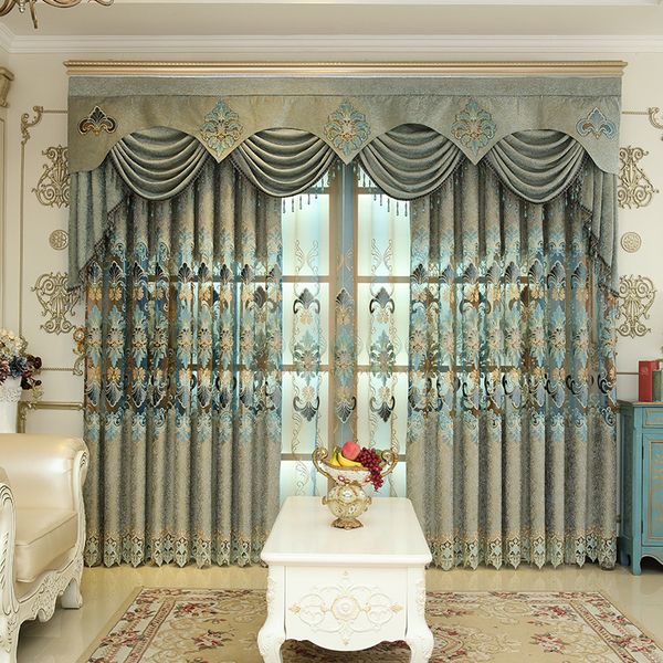 curtains for living dining room bedroom european style luxury chenille embroidery curtain hollow curtain
curtains for living dining room bedroom european style luxury chenille embroidery curtain hollow curtain