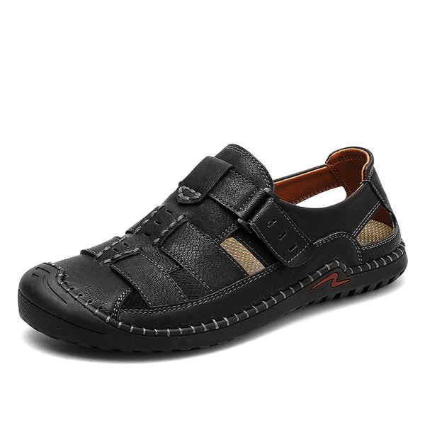 new male shoes genuine leather men sandals summer beach shoes outdoor casual sneakers comfort soft walking sports
new male shoes genuine leather men sandals summer beach shoes outdoor casual sneakers comfort soft walking sports