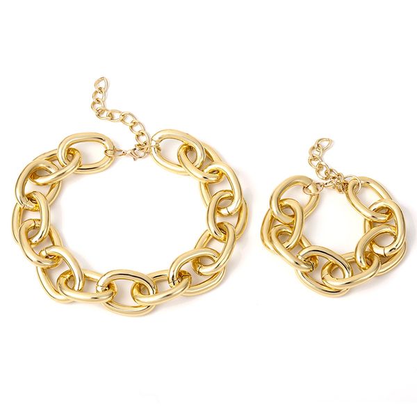 2019 new punk rock thick chain statement necklace retro personality exaggerated big metal chain geometric for female accessories, Silver
2019 new punk rock thick chain statement necklace retro personality exaggerated big metal chain geometric for female accessories, Silver