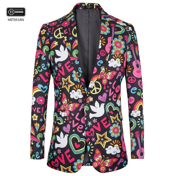 men's suits & blazers festival print men blazer masculino 2021 casual two-buttons long sleeve jacket holiday outdoor terno fashion cost, White;black
men's suits & blazers festival print men blazer masculino 2021 casual two-buttons long sleeve jacket holiday outdoor terno fashion cost, White;black
