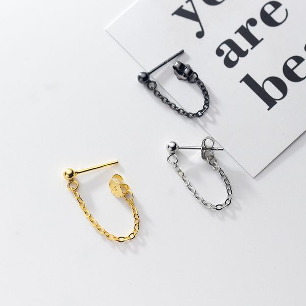 bbabydxudzhi 925 sterling silver jewelry beads piercing stud earrings simple style fashion for women girls kids jewelry gift, Golden;silver
bbabydxudzhi 925 sterling silver jewelry beads piercing stud earrings simple style fashion for women girls kids jewelry gift, Golden;silver