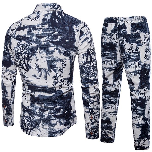 ethnic costumes men's sets shirts + trousers two-piece suite short sleeve summer fashion mens clothing casual male printing 5xl, Gray
ethnic costumes men's sets shirts + trousers two-piece suite short sleeve summer fashion mens clothing casual male printing 5xl, Gray
