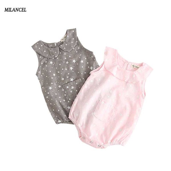 milancel pure cotton baby jumpsuit full star print peter pan collar baby girl bodysuit with pocket summer toddler clothing, Blue
milancel pure cotton baby jumpsuit full star print peter pan collar baby girl bodysuit with pocket summer toddler clothing, Blue