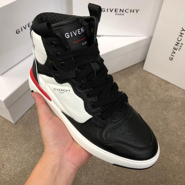 new style leather high small white shoes men's fashion trend korean version with casual shoes flat sports shoes men boots 222, Black
new style leather high small white shoes men's fashion trend korean version with casual shoes flat sports shoes men boots 222, Black