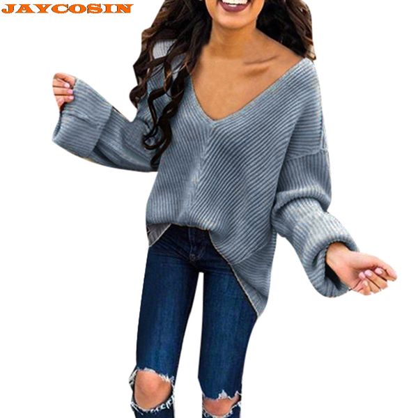 jaycosin fashion design women deep v-neck loose casual solid color knitted pullover and sweater sweater new, White;black
jaycosin fashion design women deep v-neck loose casual solid color knitted pullover and sweater sweater new, White;black