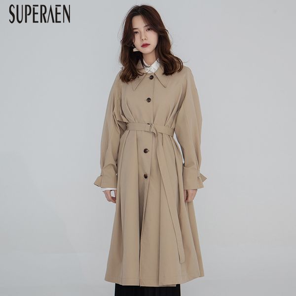 superaen 2019 autumn new women windbreaker solid color fashion trench coat for women casual wild cotton clothing, Tan;black
superaen 2019 autumn new women windbreaker solid color fashion trench coat for women casual wild cotton clothing, Tan;black