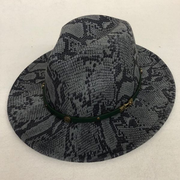 casual winter autumn snake skin imitation woolen women men ladies fedoras jazz hat european american round caps bowler hats, Blue;gray
casual winter autumn snake skin imitation woolen women men ladies fedoras jazz hat european american round caps bowler hats, Blue;gray