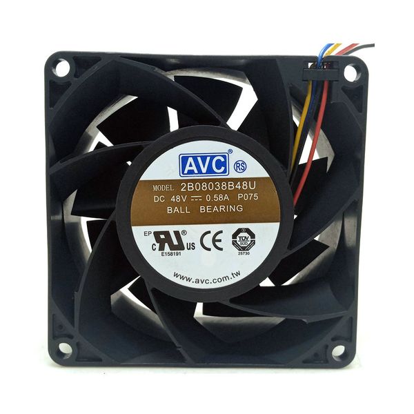 original avc 2b08038b48u dc48v 0.58a 8cm 80x80x38mm 4lines pwm inverter cooling fan
original avc 2b08038b48u dc48v 0.58a 8cm 80x80x38mm 4lines pwm inverter cooling fan