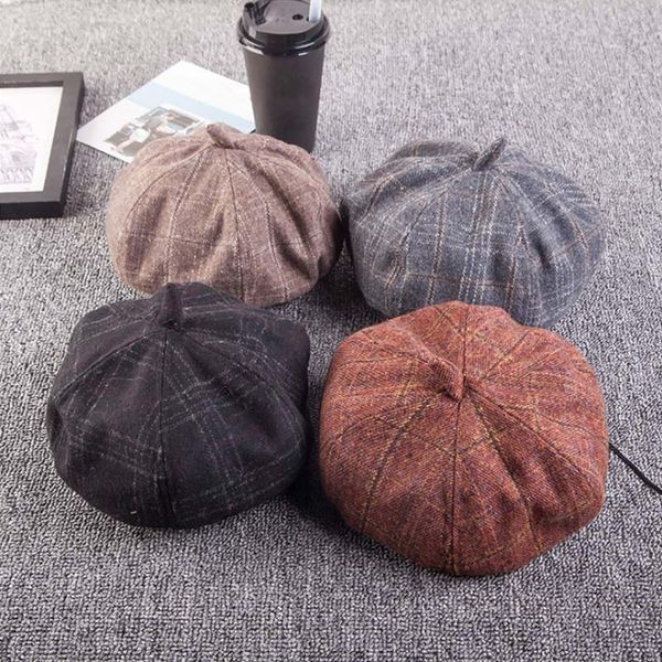 lady spring winter berets hat painter style hat women vintage berets solid color caps female bonnet warm casual octagonal hats, Blue;gray
lady spring winter berets hat painter style hat women vintage berets solid color caps female bonnet warm casual octagonal hats, Blue;gray