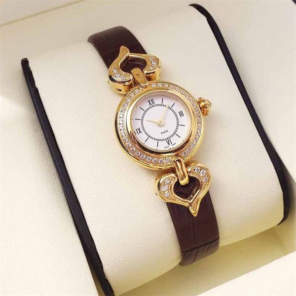 diamond womens watches luxury watch 25mm quartz movement designer wristwatch iced out watch leather strap orologio di lusso, Slivery;brown
diamond womens watches luxury watch 25mm quartz movement designer wristwatch iced out watch leather strap orologio di lusso, Slivery;brown
