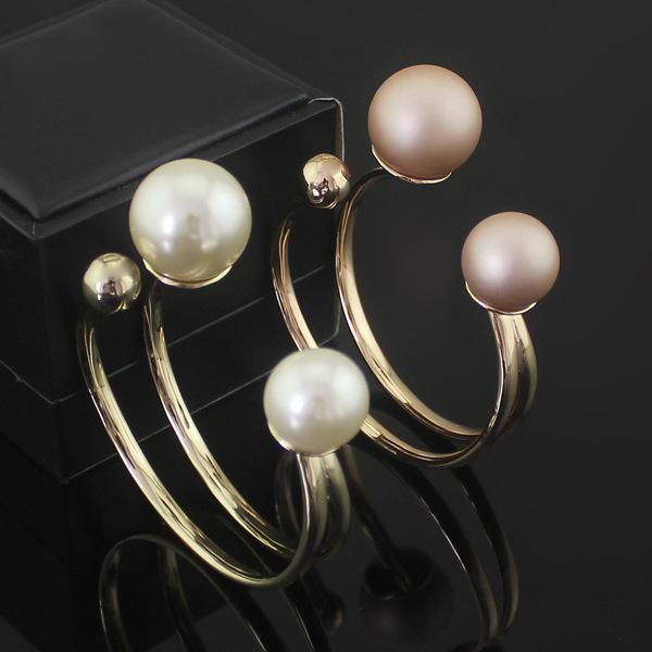 2020 designer jewelry wholesale double pearl ring pearl opening 18k gold ring women's bracelet matching ring earrings, Black
2020 designer jewelry wholesale double pearl ring pearl opening 18k gold ring women's bracelet matching ring earrings, Black