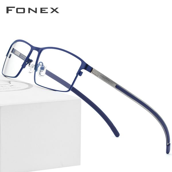 fonex titanium alloy optical glasses men ultralight square myopia eyeglasses frame prescription korean screwless eyewear 982, Black
fonex titanium alloy optical glasses men ultralight square myopia eyeglasses frame prescription korean screwless eyewear 982, Black