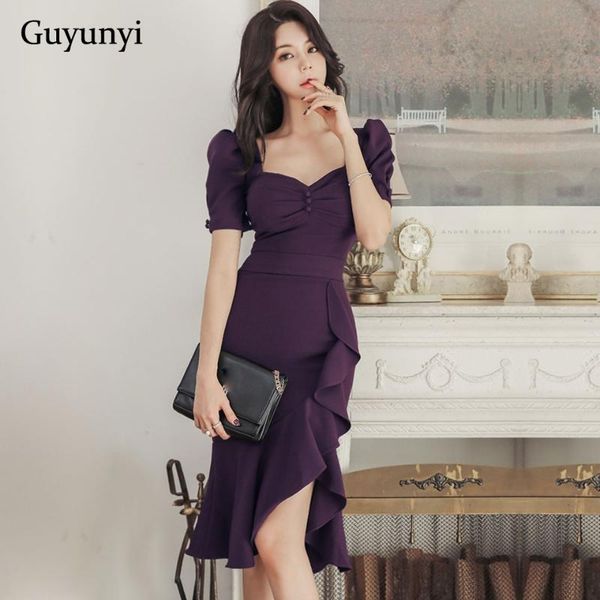 plain color tight elegant party dress 2020 spring high waist slim small asymmetric ruffle women's business office dress, White;black
plain color tight elegant party dress 2020 spring high waist slim small asymmetric ruffle women's business office dress, White;black