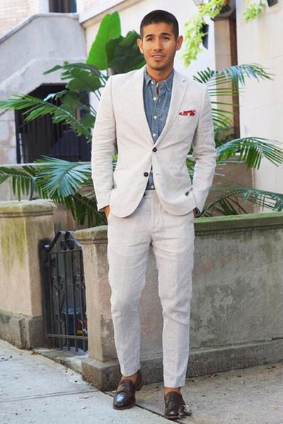 new gray linen slim fit men suits wedding groom tuxedos 2 pieces (jacket+pants) bridesgroom suits man blazer 441, Black;gray
new gray linen slim fit men suits wedding groom tuxedos 2 pieces (jacket+pants) bridesgroom suits man blazer 441, Black;gray