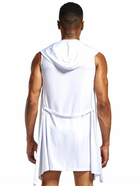 mens sleeveless bathrobe hooded kimono pajama ice silk summer home clothes nightwear casual nylon spandex solid dressing, Black;brown
mens sleeveless bathrobe hooded kimono pajama ice silk summer home clothes nightwear casual nylon spandex solid dressing, Black;brown