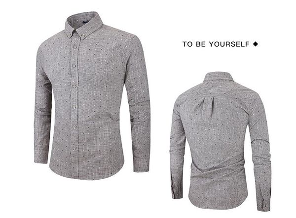 dot печати mens casual рубашки мода однобортный мужские с длинным рукавом дизайнерские shirs вскользь самцы одежды, White;black
dot печати mens casual рубашки мода однобортный мужские с длинным рукавом дизайнерские shirs вскользь самцы одежды, White;black