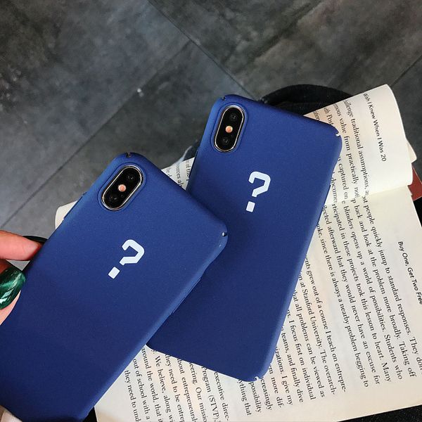 simple question mark phone cases environmentally friendly pc for iphone xs max scrub hard cell phone case for iphone 6 7 8 plus
simple question mark phone cases environmentally friendly pc for iphone xs max scrub hard cell phone case for iphone 6 7 8 plus
