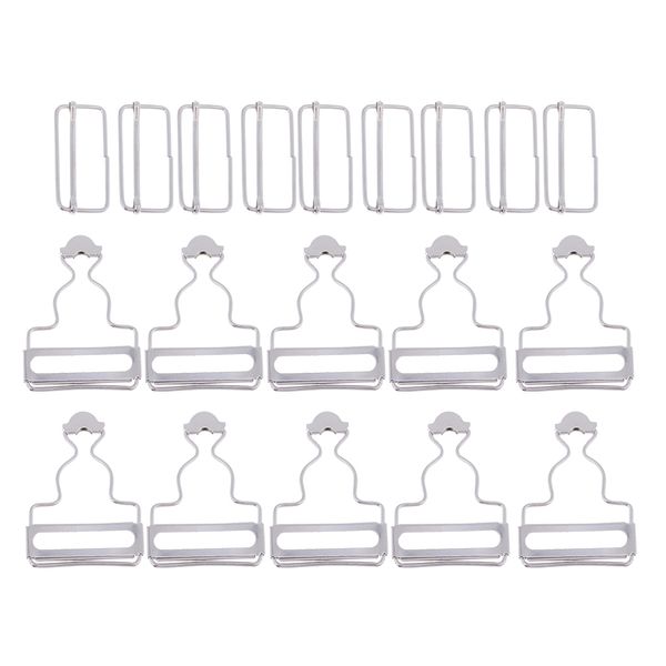 6pcs 35mm metal silver/bronze dungaree fasteners clip for suspender brace buckles for bib, Black
6pcs 35mm metal silver/bronze dungaree fasteners clip for suspender brace buckles for bib, Black