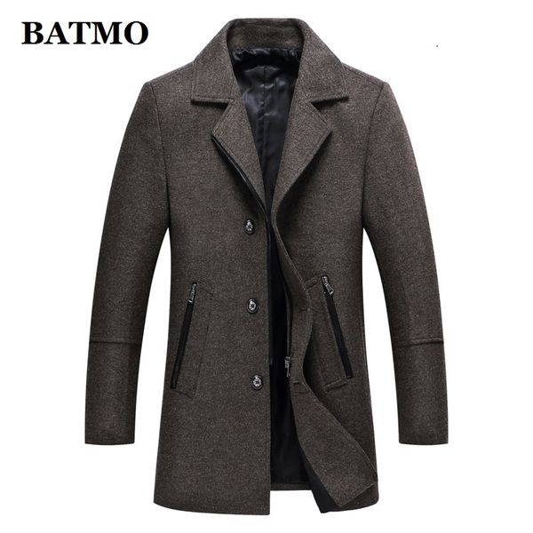 batmo 2019 новое прибытие осень-зима высокое качество шерстяное пальто мужчин, мужское шерстяное пальто, плюс размер, Black
batmo 2019 новое прибытие осень-зима высокое качество шерстяное пальто мужчин, мужское шерстяное пальто, плюс размер, Black