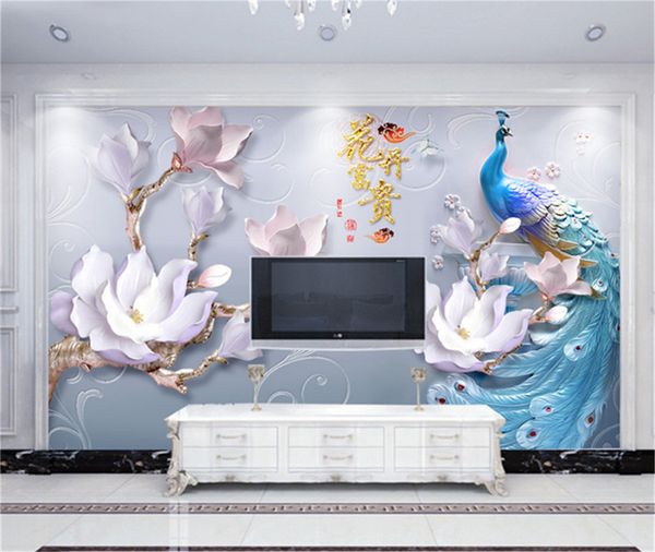 custom p wallpaper 3d embossed flowers, modern and simple peacocks living room tv background bound wall painting wallpaper
custom p wallpaper 3d embossed flowers, modern and simple peacocks living room tv background bound wall painting wallpaper