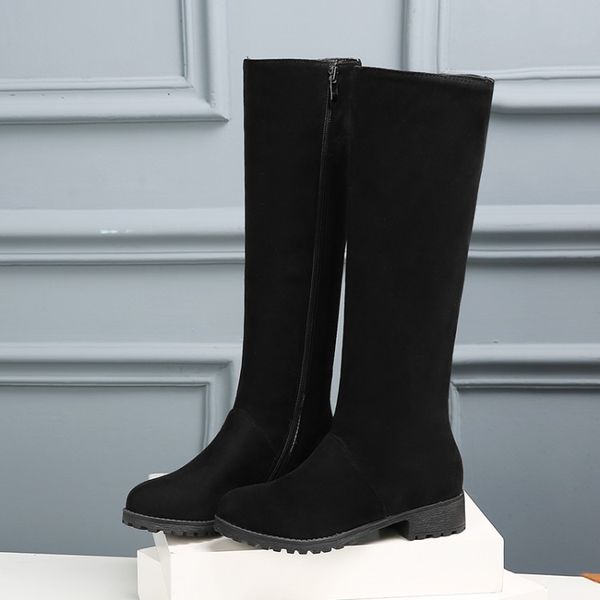big size 9 10 11 12-17 thigh high boots knee high boots over the knee women ladies side zipper suede finish, Black
big size 9 10 11 12-17 thigh high boots knee high boots over the knee women ladies side zipper suede finish, Black