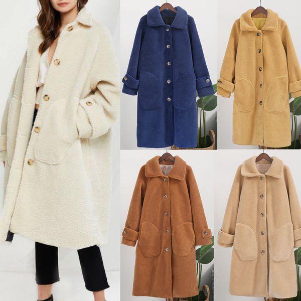 chaqueta mujer winter coat women autumn and winter loose medium long windbreaker lamb coat abrigos mujer invierno manteau femme, Black
chaqueta mujer winter coat women autumn and winter loose medium long windbreaker lamb coat abrigos mujer invierno manteau femme, Black