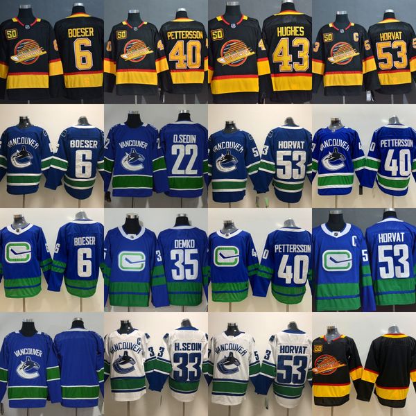 2020 vancouver canucks hockey jersey 40 elias pettersson 33 henrik sedin 22 daniel sedin 53 bo horvat home blue third white stitched, Black;red
2020 vancouver canucks hockey jersey 40 elias pettersson 33 henrik sedin 22 daniel sedin 53 bo horvat home blue third white stitched, Black;red