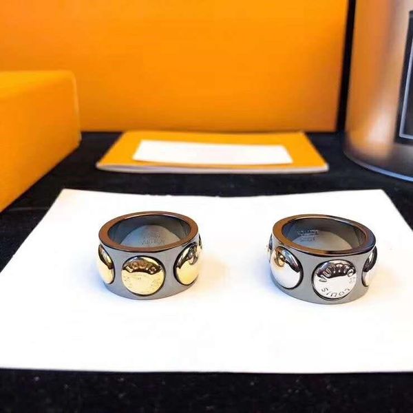 new titanium steel material two-color optional designer ring luxury designer jewelry women rings, Silver
new titanium steel material two-color optional designer ring luxury designer jewelry women rings, Silver